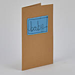 Baby Blue Handmade Greeting Card