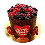 Blackberries Cake Red Velvet