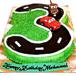 Mcqueen Number Cake Marble