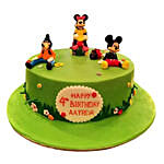 Mickey And Family Cake Chocolate