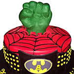 Superheroes At One Place Cake Chocolate