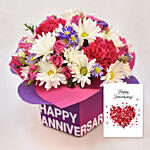 Anniversary Celebrations with Greeting Card