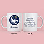White Mug For Scorpio