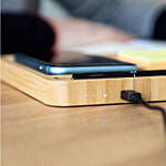 Bamboo Wireless Charger Docking Station