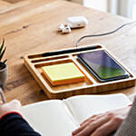 Bamboo Wireless Charger Docking Station