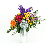 Mix Flowers in Premium Vase
