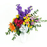 Mix Flowers in Premium Vase