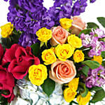 Mix Flowers in Premium Vase