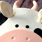 Cute Cow Designer Vanilla Cake- 2 Kg