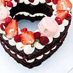 Heart Shaped Delicious Chocolate Cake- 1.5 Kg