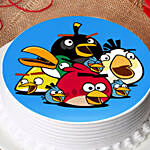 Angry Birds Theme Birthday Cake Half Kg