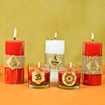 Illuminating Diwali Candles Combo