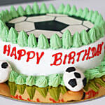 Football Cream Truffle Cake