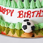Football Cream Vanilla Cake