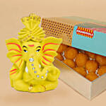 Motichoor Laddoo And Ganesha Combo