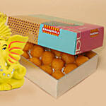 Motichoor Laddoo And Ganesha Combo