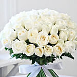 White Roses Bunch and Ferrero Rocher