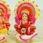 Laxmi n Ganesha Idols on Shankh