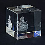 Crystal Engraved Ganesha Idol