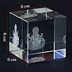 Crystal Engraved Ganesha Idol