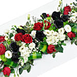 UAE Flag Centerpiece Flower Arrangement