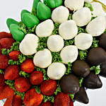 UAE Flag Color Strawberries Arrangement