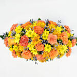 Colorful Flowers Table Arrangement