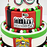 50th Year of Union Grand Celebration Cake