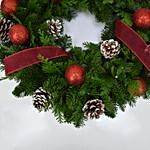 Christmas Fresh Leafs Wreath
