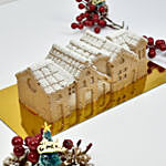Christmas Winter House Cake