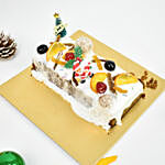 Loaf Cake with Christmas Decorations