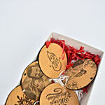 Personalised Christmas Ornament Set of 6