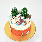 Winter Forest Christmas Cake