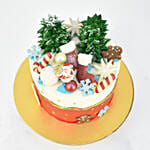 Winter Forest Christmas Cake