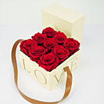 Forever Roses in Love Box