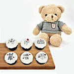 Sweetness of Love Cupcakes n Teddy