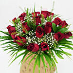 Passionate 20 Red Roses Bunch