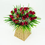 Passionate 20 Red Roses Bunch