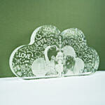 Set of 2 Personalised Love Acrylic Frame