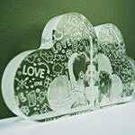 Set of 2 Personalised Love Acrylic Frame