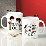 Loves All of You White Mug