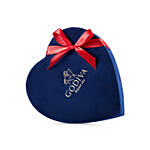 Premium Godiva Chocolate in Blue Heart Box