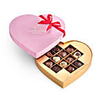 Premium Godiva Chocolate in Pink Heart Box