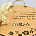 Mothers Day Hanging Plaque of Dry Flowers