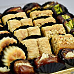 Square Tray of Dates and Baklava