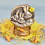 Easter Bunnies Chocolate Basket