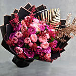 Garden Roses & Astilbe Bouquet