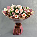 Premium Bouquet of Garden Roses