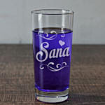 Personalised Engraved Water Glass