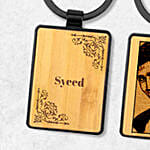 Wooden Keychain Personalised With Photo